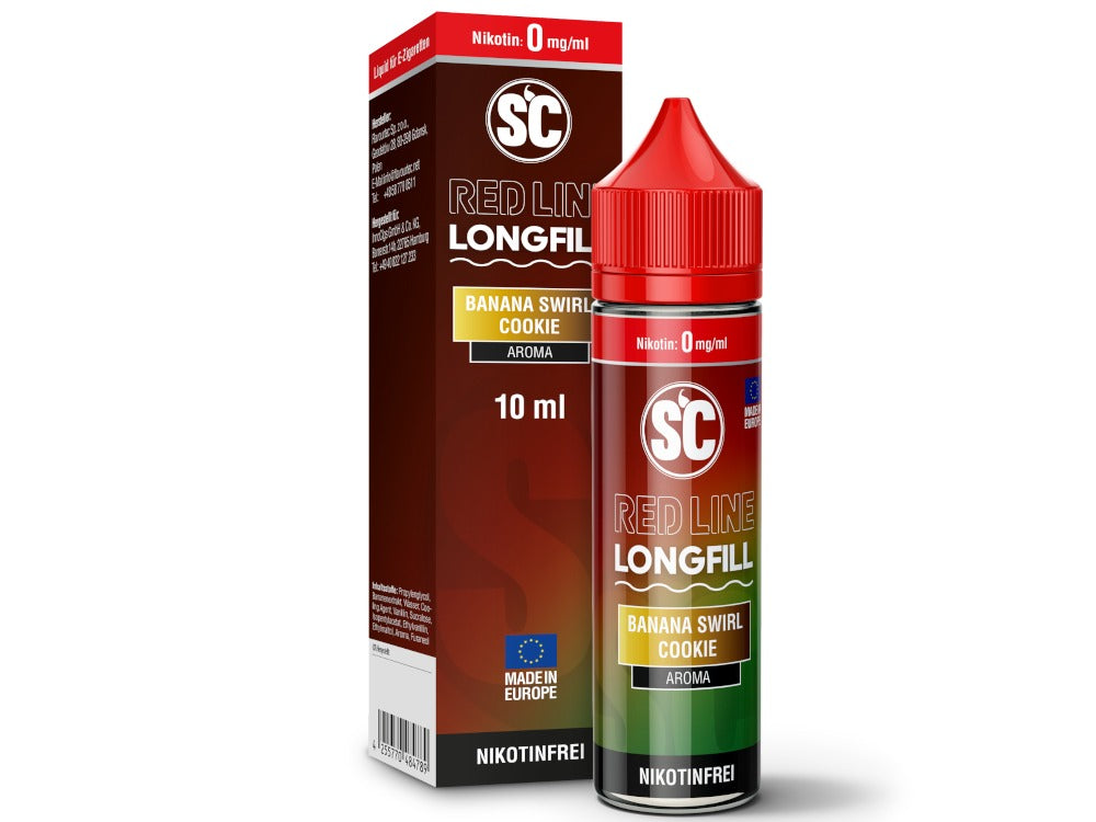 Intensiver Geschmack: SC Red Line Banana Swirl Cookie 10 ml