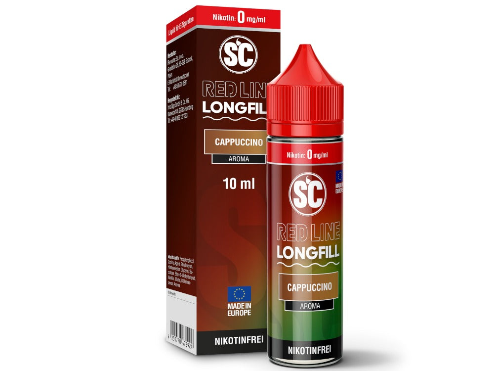 SC Red Line Longfills 10 ml mit Intensivem Cappuccino Aroma