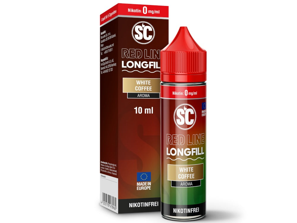 SC Red Line Longfill 10 ml White Coffee Mit Intensivem Aroma