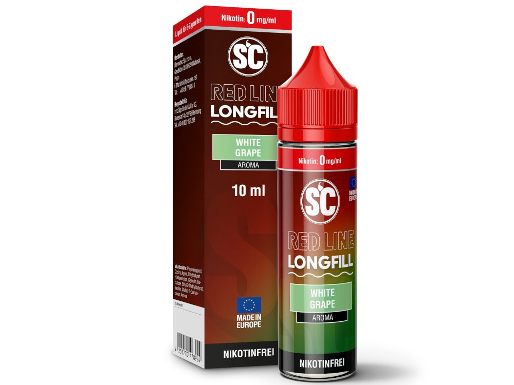 Intensives Weiße Traube Aroma - SC Red Line Longfills 10 ml