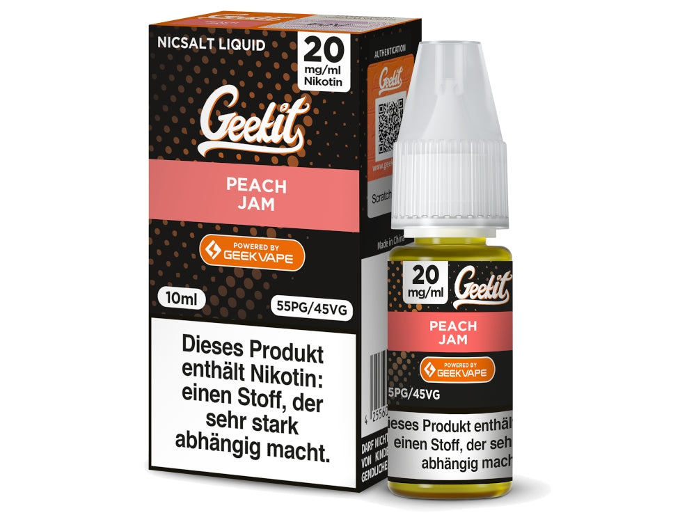 GeekVape Nikotinsalz Liquid Pfirsich Genuss