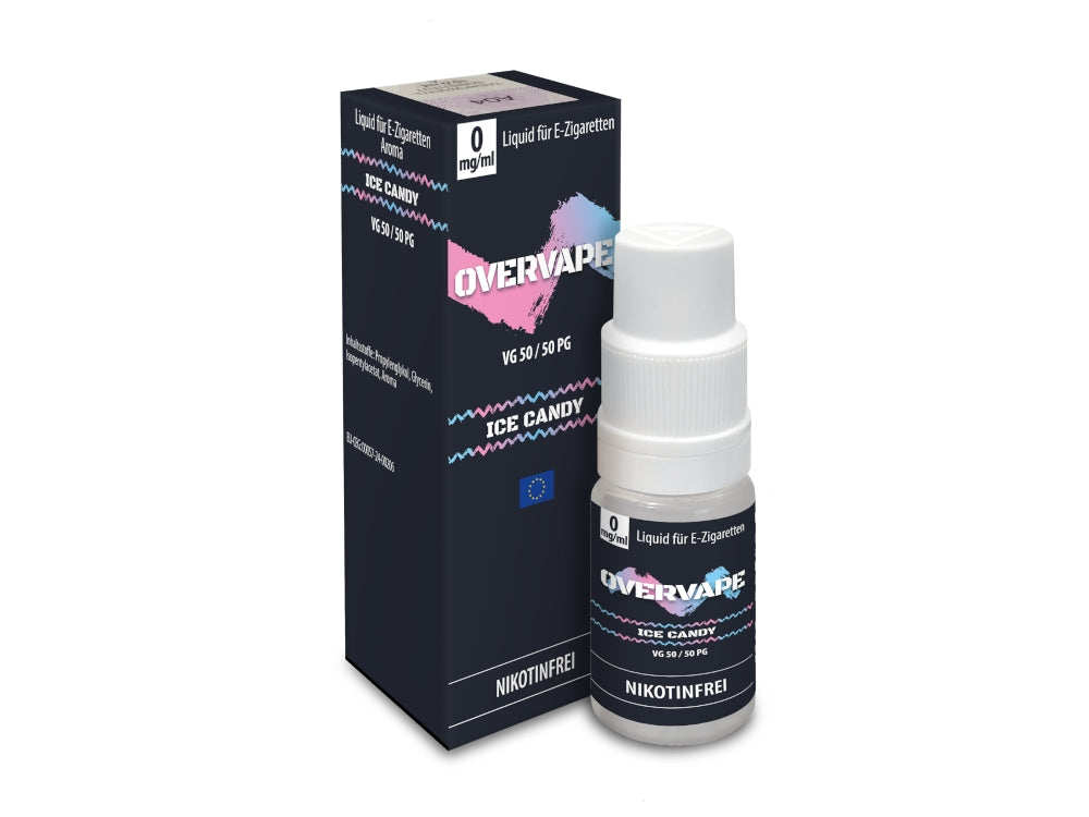 Overvape Nikotinsalz Liquid Ice Candy Frischer Genuss