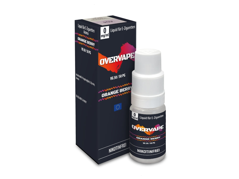 Overvape Nikotinsalz Liquid Orange Berry Fruchtiger Genuss
