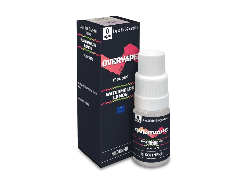 Overvape Nikotinsalz Liquid Wassermelon Zitrone Genuss