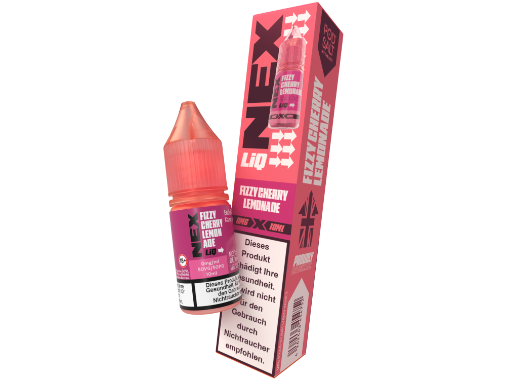 Pod Salt - NexLiq - Nikotinsalz Liquid - Spritzige Kirschlimonade