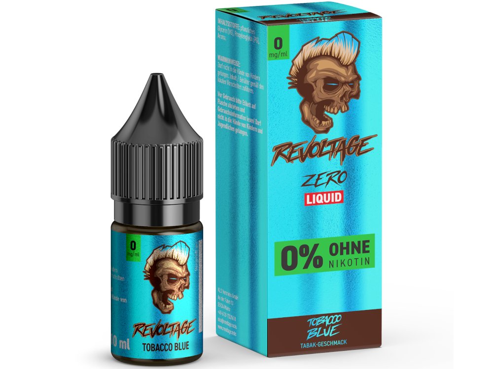 Revoltage Hybrid Nikotinsalz E-Liquid Tobacco Blue Frisch