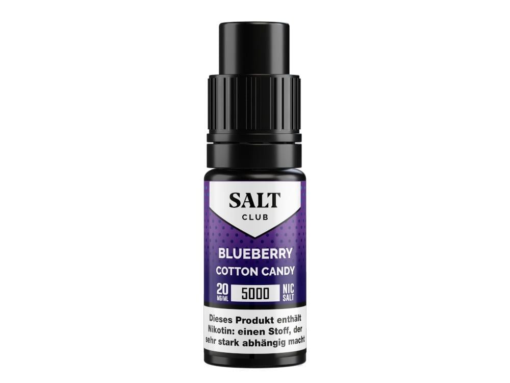 Salt Club Nikotinsalz Liquid 20 mg/ml Blaubeere Zuckerwatte