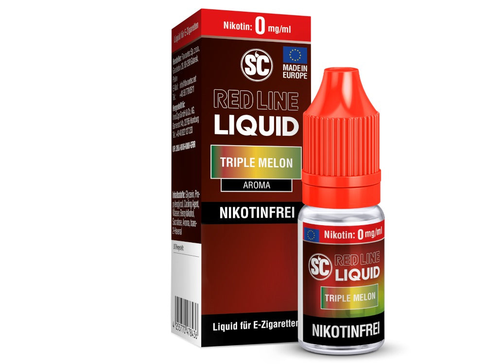 Intensiver Triple Melon Nikotinsalz Liquid von SC Red Line