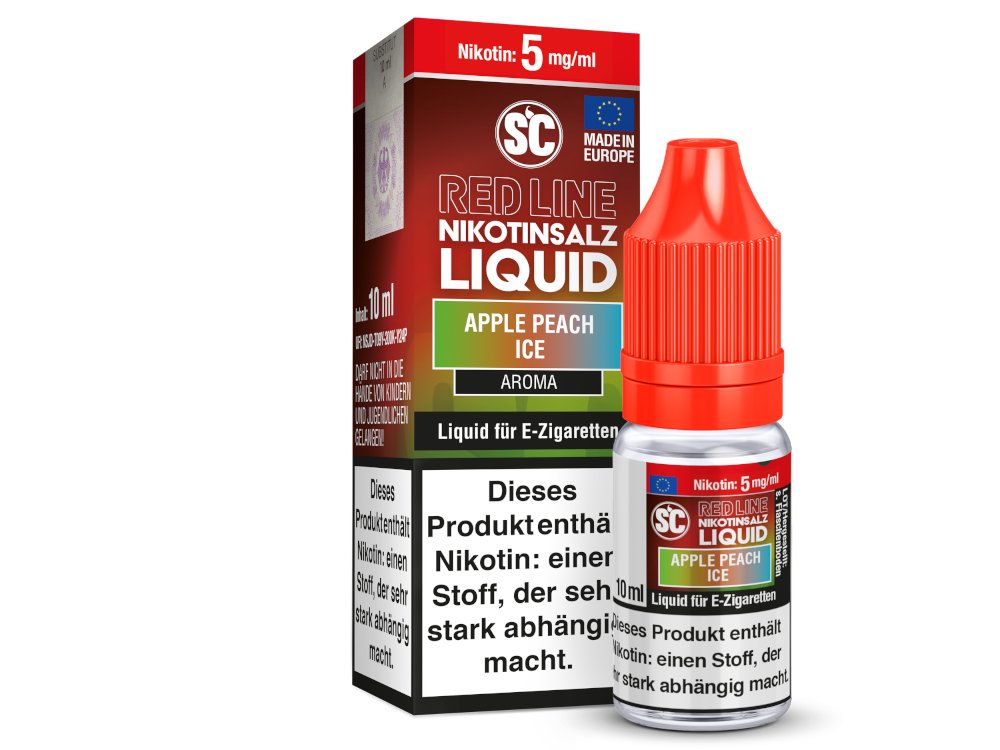 SC Liquids: Intensives Apfel-Pfirsich Aroma für E-Zigaretten