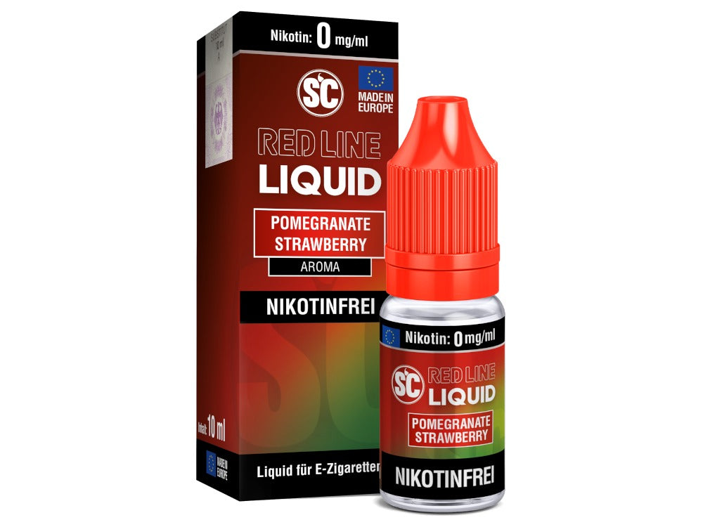SC Red Line Nikotin: Intensives Granatapfel Erdbeere Aroma