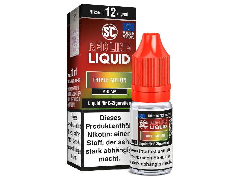 Hocharomatisches SC Red Line Triple Melon Nikotinliquid