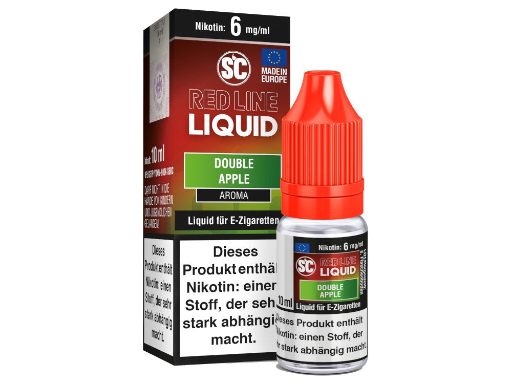 SC Red Line Double Apple Nikotin Liquid mit Starkem Aroma