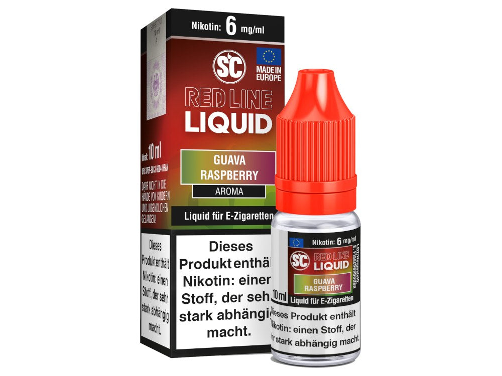 SC Red Line E-Liquid: Intensiver Guava Himbeere Geschmack