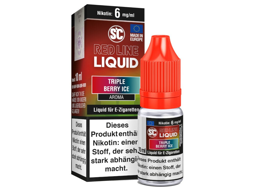 Intensives SC Red Line Nikotin Triple Beere Eis Liquid