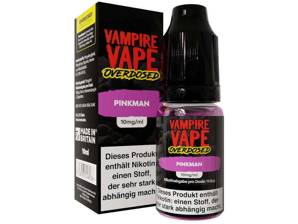 Vampire Vape Nikotinsalz Pinkman Beeren-Zitrone Liquid