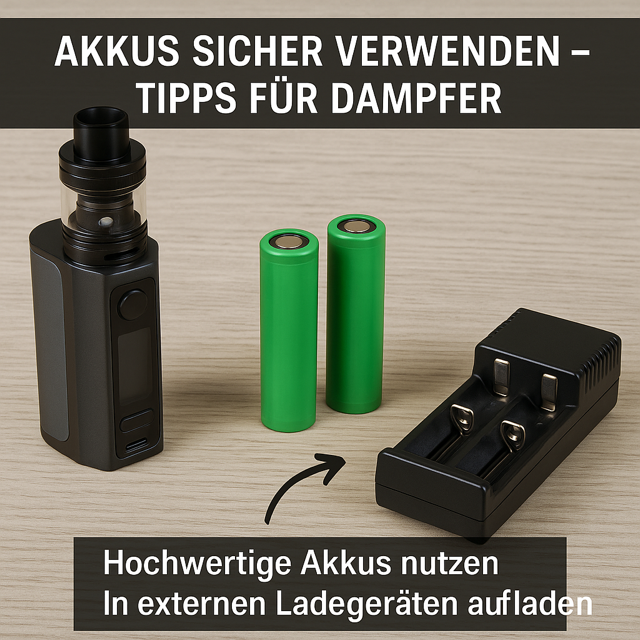 Die richtige Anwendung von Akkus in Akkuträgern – Sicherheit und Leistung optimieren