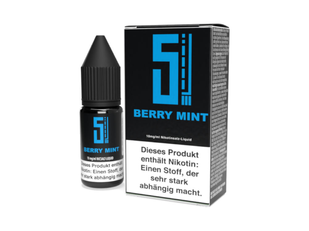 5EL - Berry Mint - Nikotinsalz Liquid für Frische Genuss