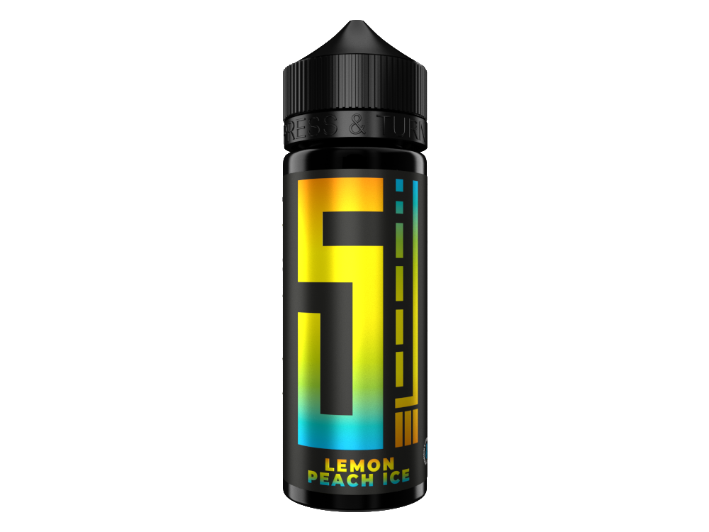 5EL Longfills 10 ml Lemon Peach on Ice Fruchtig Erfrischend