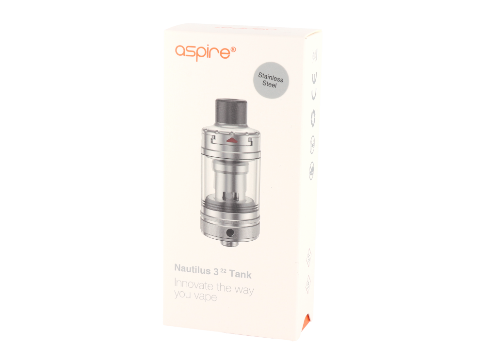 Aspire Nautilus 3 (22 mm) Clearomizer Set für Spitzen Geschmack