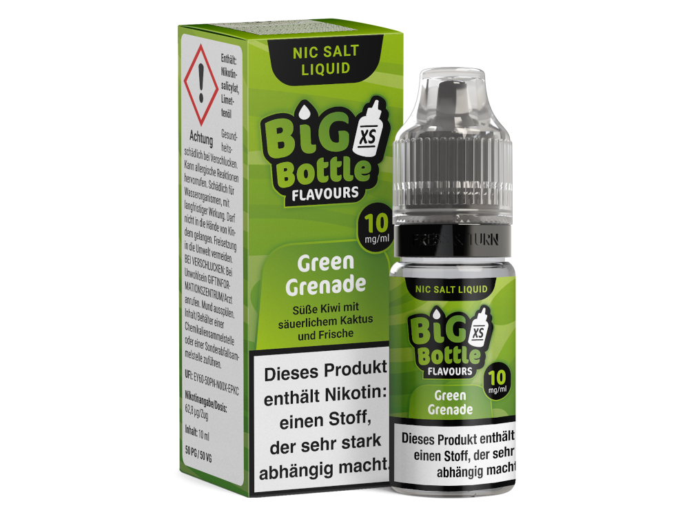 Big Bottle - Green Grenade - Nikotinsalz Liquid Genuss