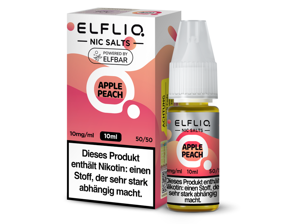 ELFLIQ - Apple Peach - Nikotinsalz Liquid für Dampferlebnis