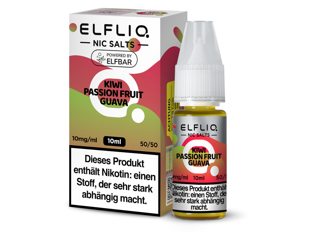 ELFLIQ - Kiwi Passion Fruit Guava - Nikotinsalz Liquid 10ml