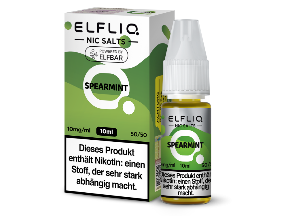 ELFLIQ - Spearmint - Nikotinsalz Liquid für Erfrischung