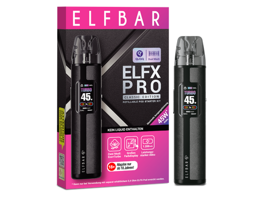 Elfbar - Elfx Pro E-Zigaretten Set Mit Top-Filling-System