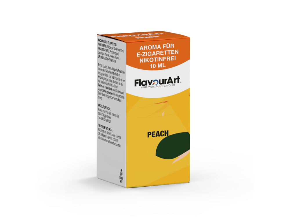 FlavourArt Peach Aroma 10 ml Intensiver Geschmack