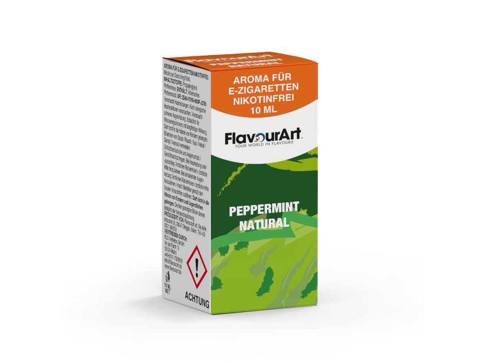 FlavourArt Pfefferminz Aroma 10ml Natürlich Frisch