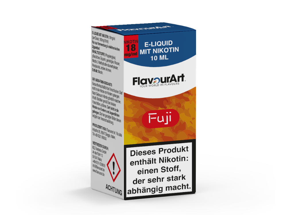 FlavourArt E-Zigaretten Liquid Fuji Apfelgeschmack Frisch