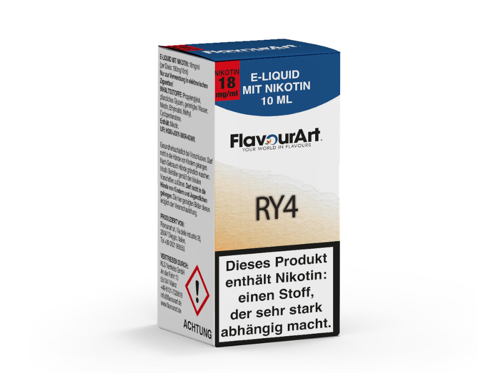 FlavourArt E-Zigaretten Liquid RY4 Süßer Genuss
