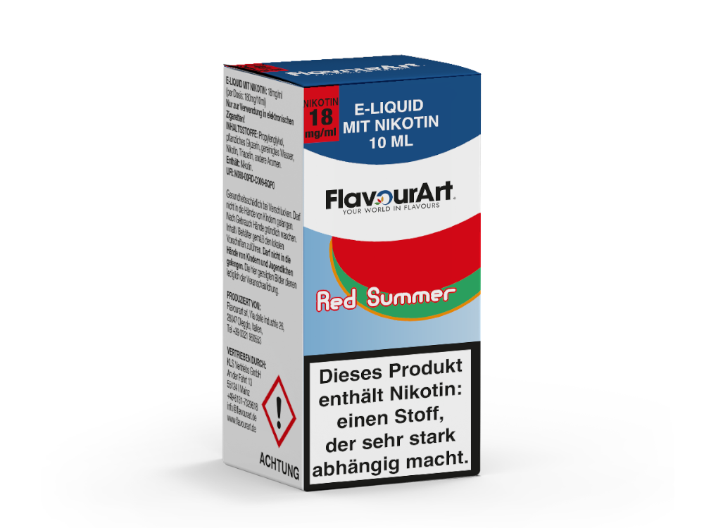 FlavourArt Red Summer E-Zigaretten Liquid Wassermelone