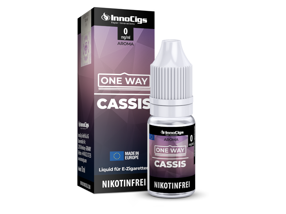 InnoCigs - One Way - Cassis Nikotinsalz Liquid Genuss