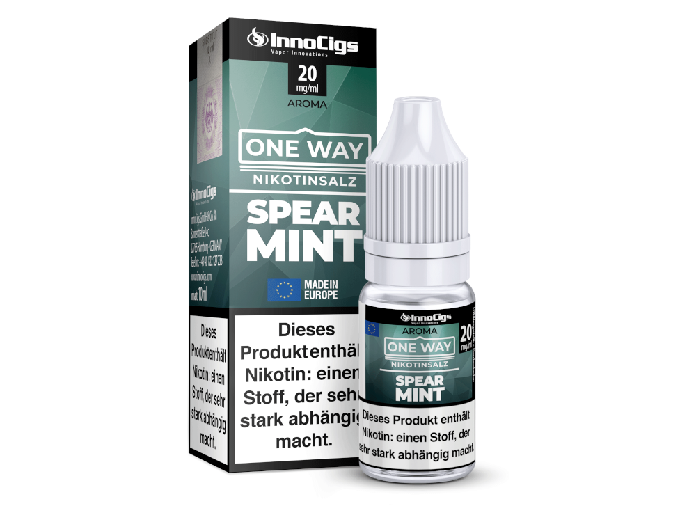 InnoCigs - One Way - Spearmint Nikotinsalz Liquid Genuss