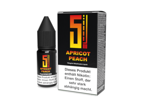 5EL - Apricot Peach - Nikotinsalz Liquid für Fruchtigen Genuss