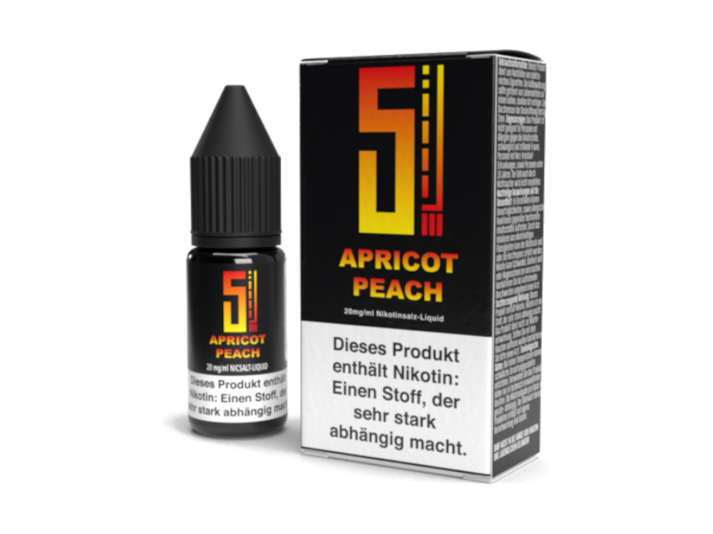 5EL - Apricot Peach - Nikotinsalz Liquid für Fruchtigen Genuss