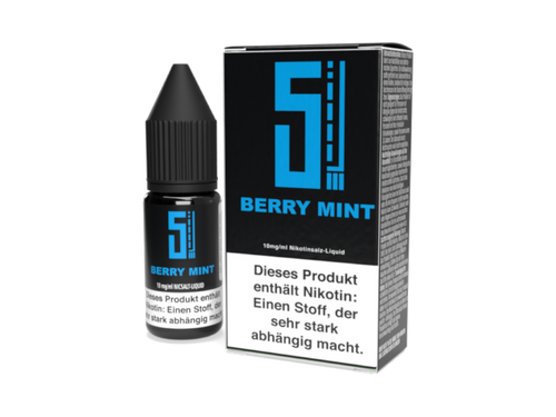 5EL - Berry Mint - Nikotinsalz Liquid für Frische Genuss