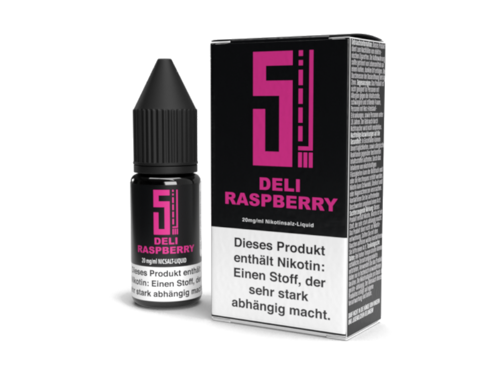 5EL - Deli Raspberry Nikotinsalz Liquid für intensiven Genuss