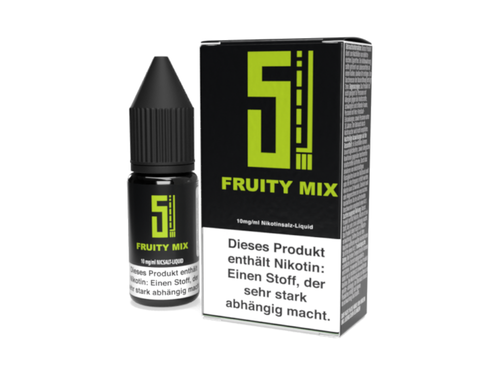 5EL - Fruity Mix - Nikotinsalz Liquid für Intensiven Genuss