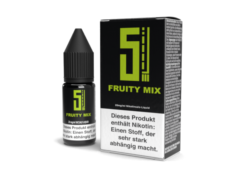 5EL - Fruity Mix - Nikotinsalz Liquid für Intensiven Genuss