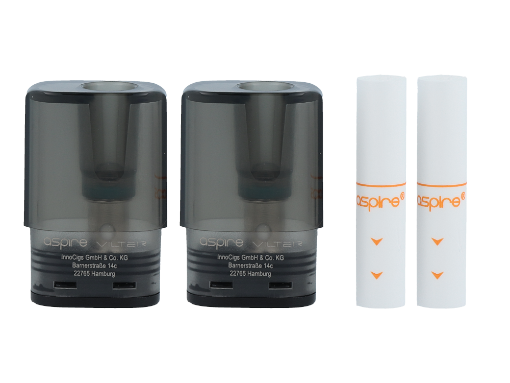 Aspire Vilter Pod (2 Stück pro Packung) für MTL Genuss