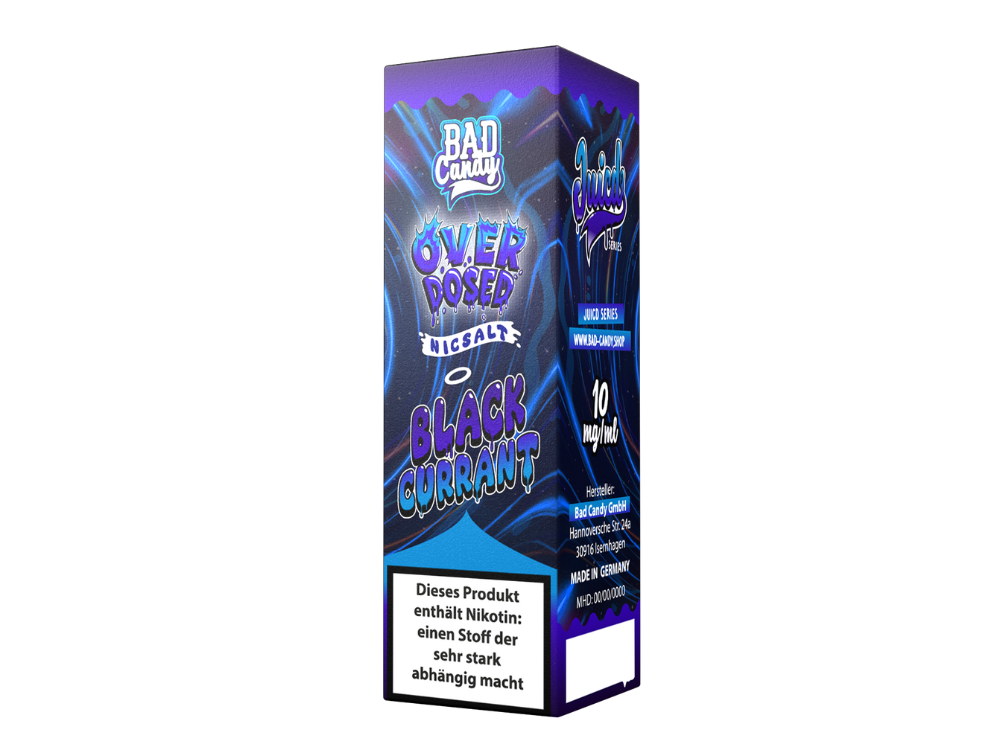 Bad Candy Liquids - Juicd Nikotinsalz Blackcurrant Genuss