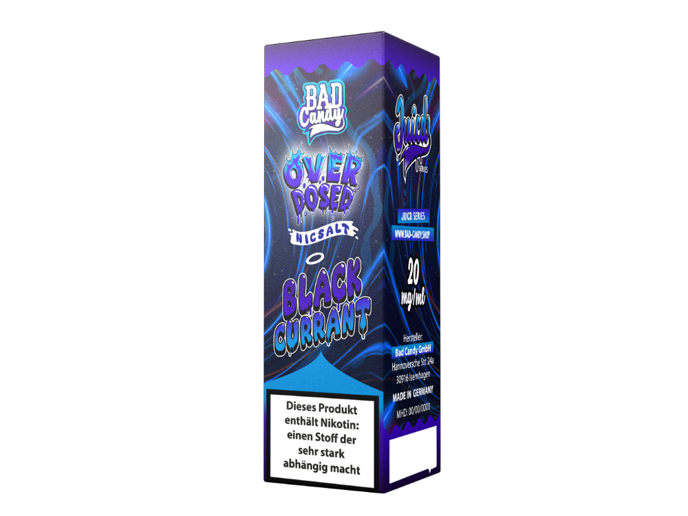Bad Candy Liquids - Juicd Nikotinsalz Blackcurrant Genuss
