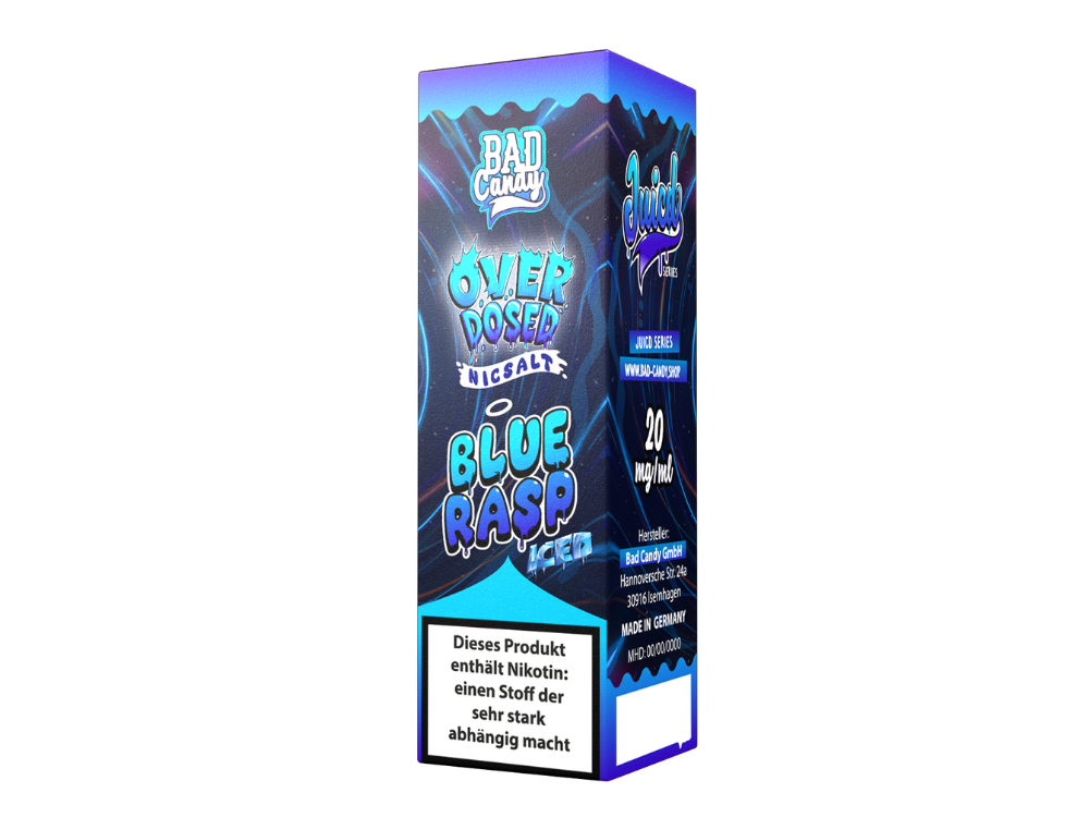 Bad Candy Liquids - Juicd Nikotinsalz Liquid Blue Rasp