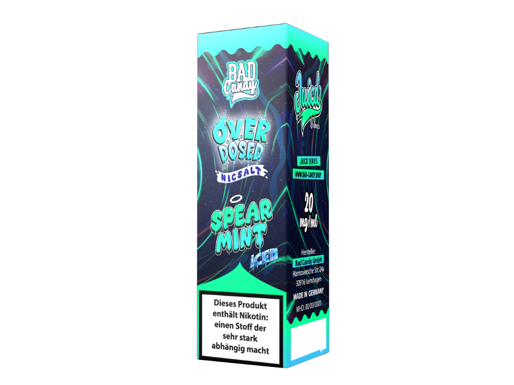 Bad Candy Liquids Spearmint Nikotinsalz für Frische