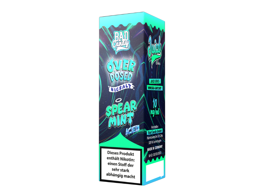 Bad Candy Liquids Spearmint Nikotinsalz für Frische