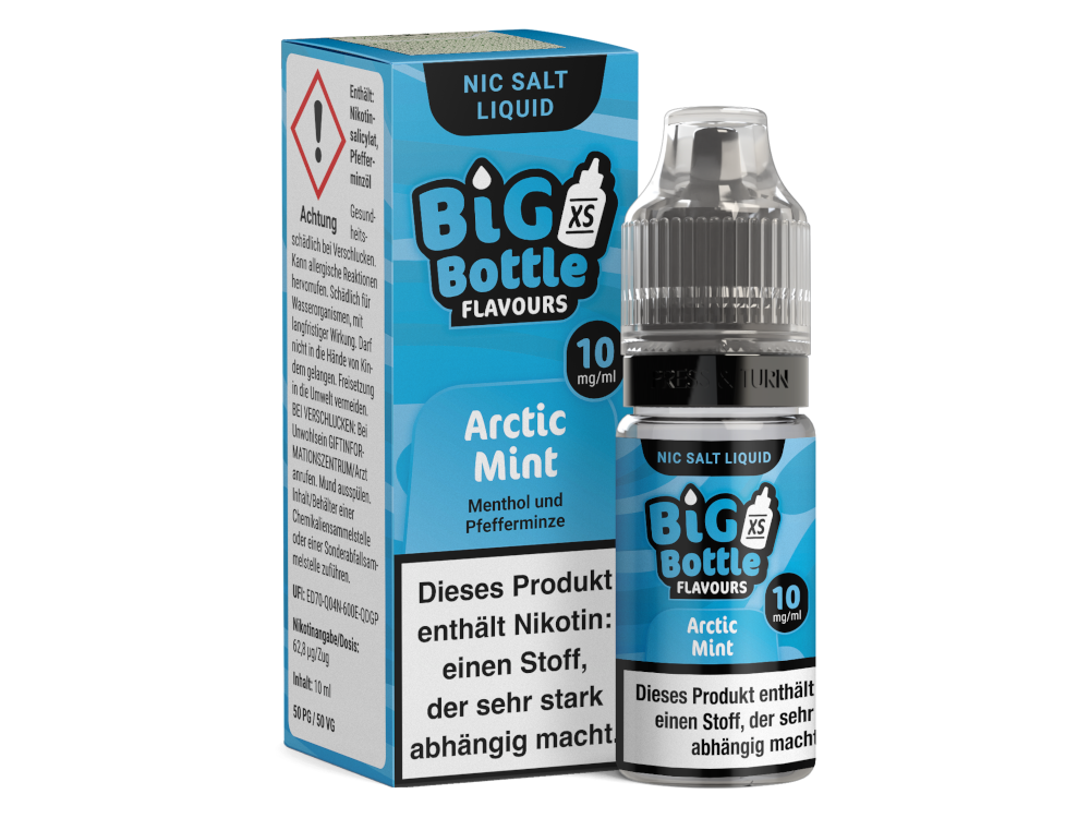 Big Bottle Arctic Mint Nikotinsalz Liquid Frischer Genuss