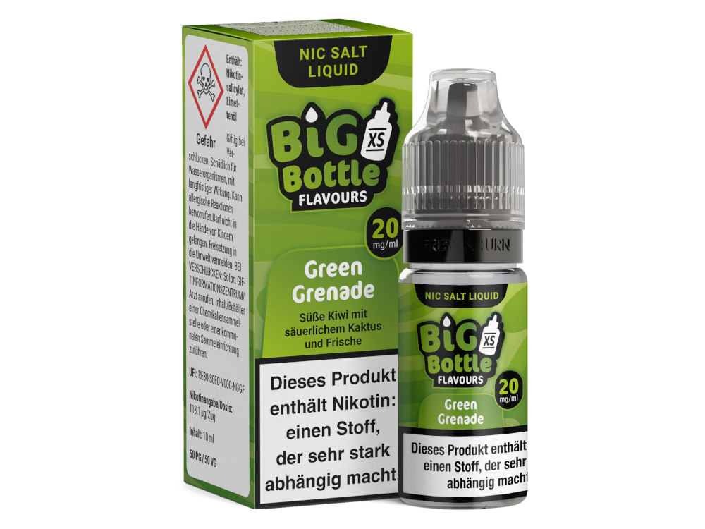 Big Bottle - Green Grenade - Nikotinsalz Liquid Genuss