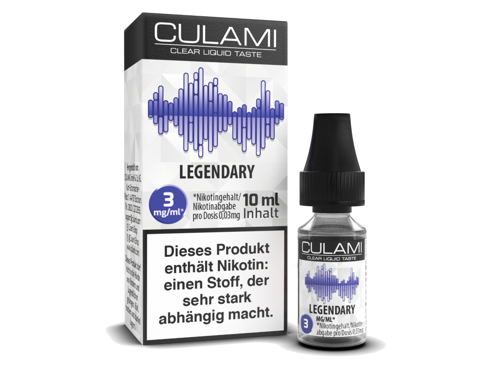 Culami - Liquids - Legendary Geschmackserlebnis für E-Zigaretten